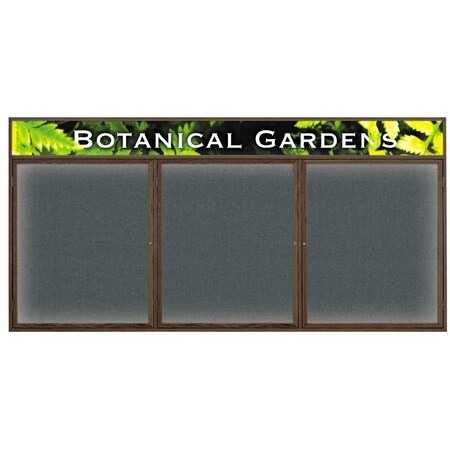 United Visual Products Open Faced Traditional Corkboard, 48x36" UV642A-BLACK-KEYLIME
